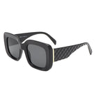 Vaelos - Chunky Flat Top Square  Thick Frame Sunglasses - Charming Charlie