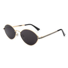 Ufril - Oval Retro Geometric Round Glitter Fashion Sunglasses - Charming Charlie