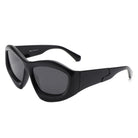 Xaron - Geometric Square Tinted Oversize Chunky Fashion Sunglasses - Charming Charlie