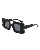 Pledge - Modern Chunky Geometric Square Fashion Sunglasses - Charming Charlie