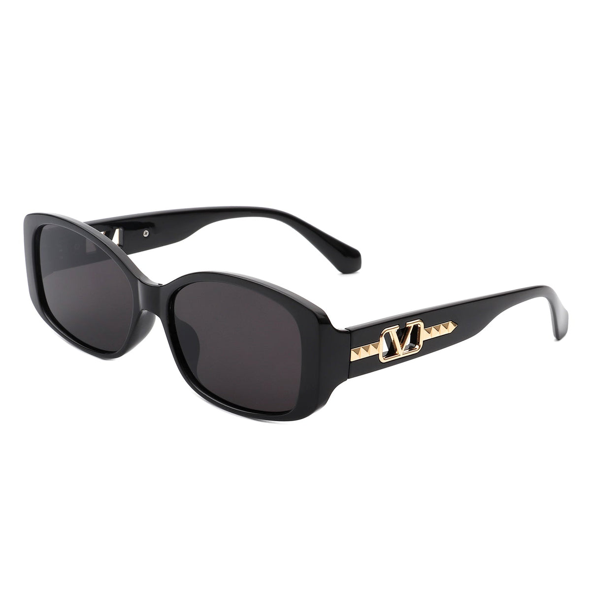 Fantasie - Rectangular Narrow Retro Tinted Fashion Square Sunglasses - Charming Charlie