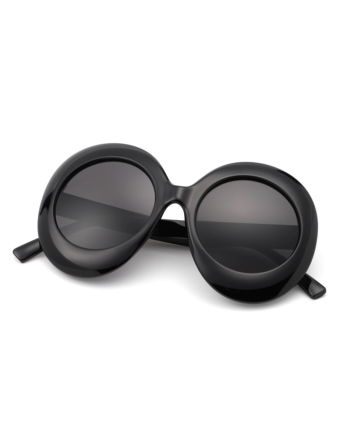 Quest - Oversized Oval Round Women's Fashion Sunglasses - Charming Charlie
