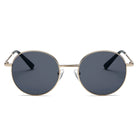 GENEVA | S2066 - Retro Vintage Metal Round Oval Circle Sunglasses - Cramilo Eyewear - Stylish Trendy Affordable Sunglasses Clear Glasses Eye Wear Fashion
