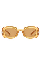 Uplift - Geometric Irregular Thick Frame Square Fashion Sunglasses - Charming Charlie