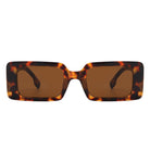 Kaelith - Retro Square Thick Frame Women's Fashion Sunglasses - Charming Charlie