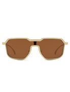 Fusion - Retro Oversized Square Geometric Fashion Sunglasses - Charming Charlie