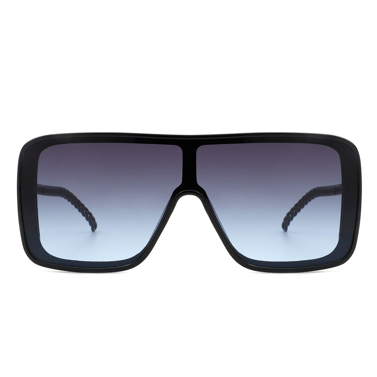 Wildwind - Square Fashion Flat Top Oversize Retro Sunglasses - Charming Charlie