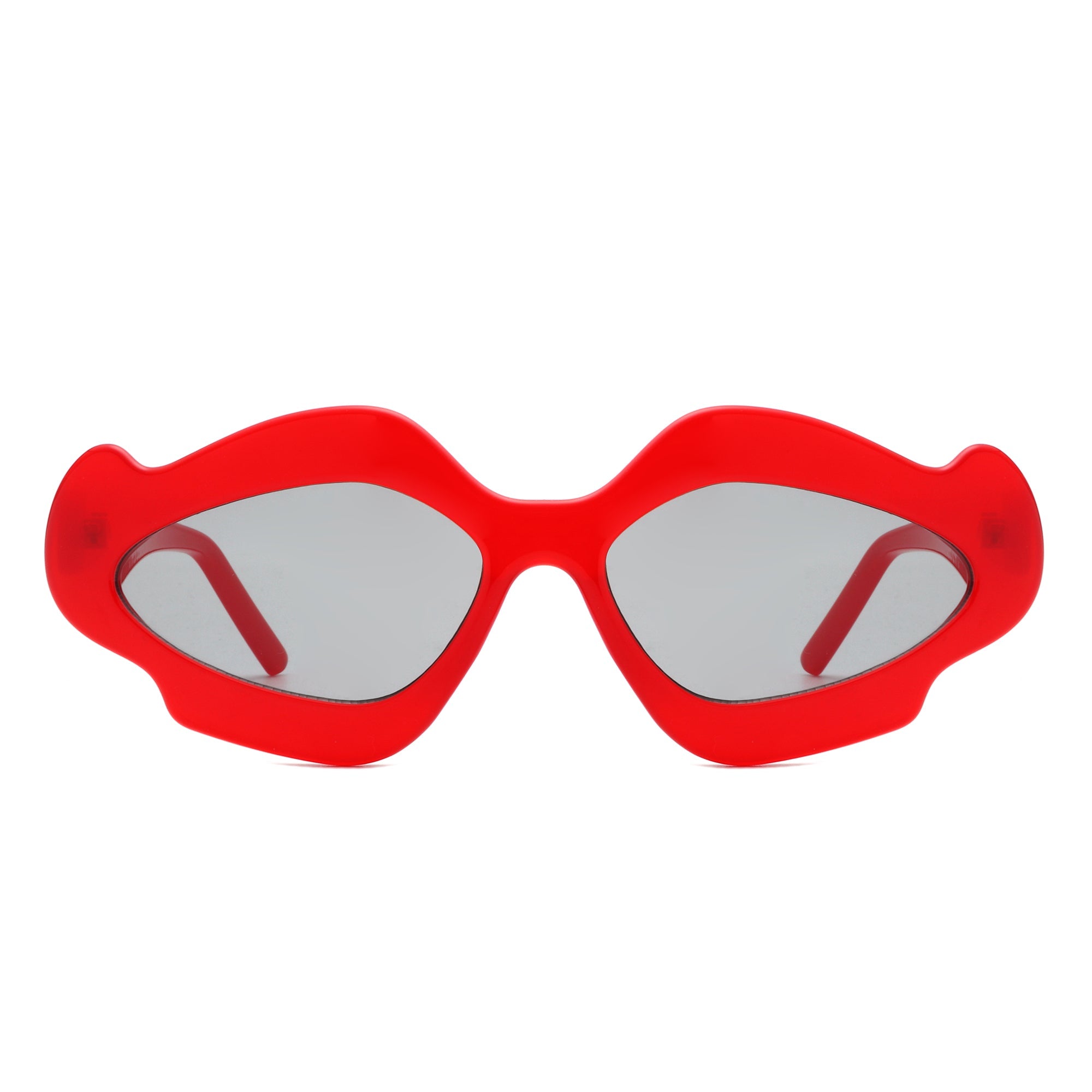 Zyrith - Geometric Wavy Designed Women's Sunglasses - Charming Charlie