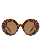 Yoke - Retro Chic Fashion Oversized Round Women's Sunglasses - Charming Charlie