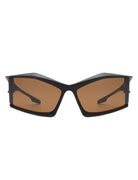 Halo - Futuristic Geometric Rectangle Fashion Sunglasses - Charming Charlie