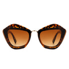 Infernia - Women Square Fashion Irregular Cat Eye Sunglasses - Charming Charlie