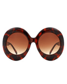 Quest - Oversized Oval Round Women's Fashion Sunglasses - Charming Charlie