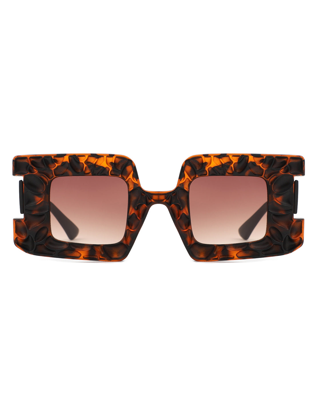 Pledge - Modern Chunky Geometric Square Fashion Sunglasses - Charming Charlie