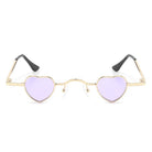 Zyral - Metal Heart Shaped Tinted Mini Color Pop Sunglasses - Charming Charlie