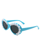 Vystra - Oval Flower Round Fashion Women's Sunglasses - Charming Charlie