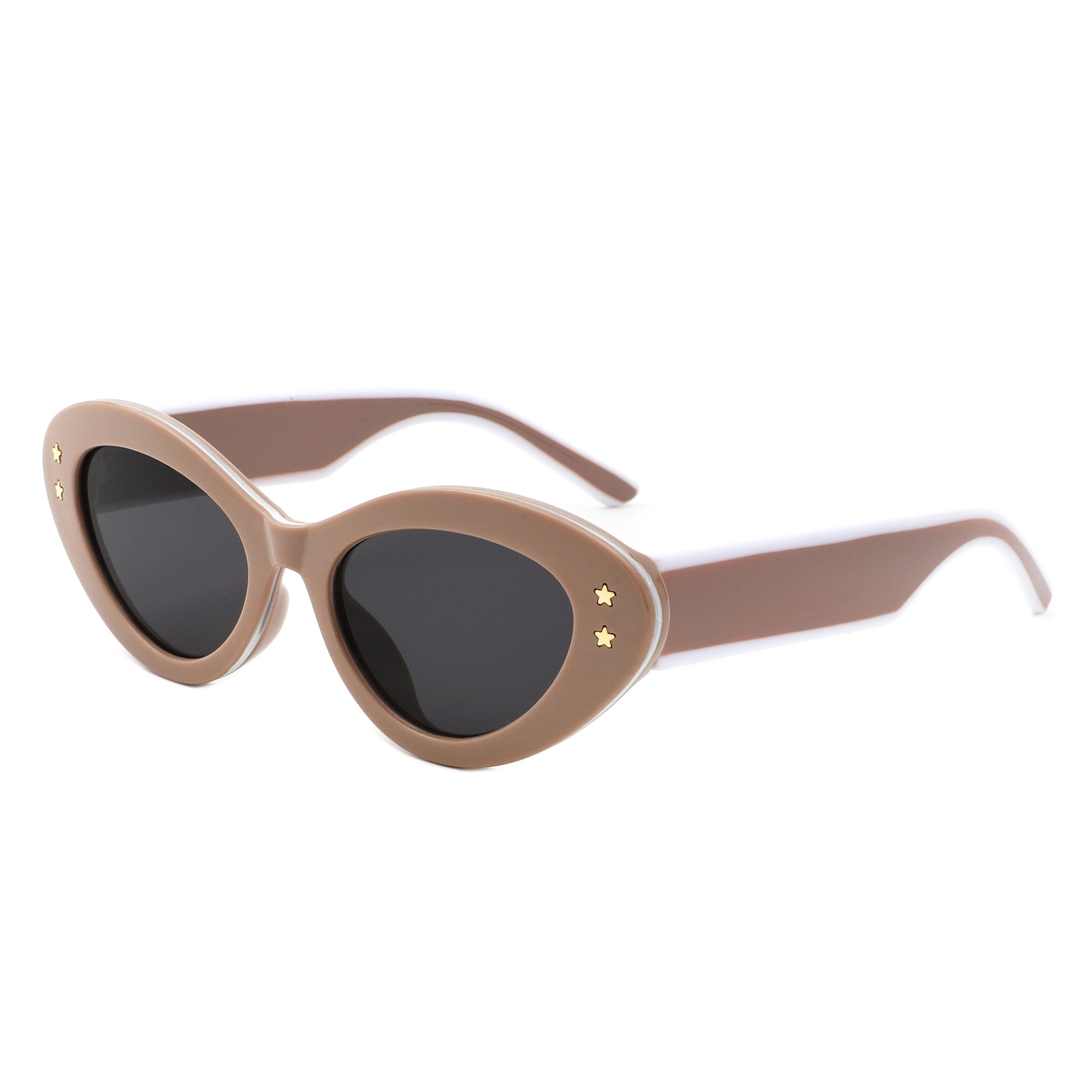 Elandor - Cat Eye Oval Star Designed Sunglasses - Charming Charlie