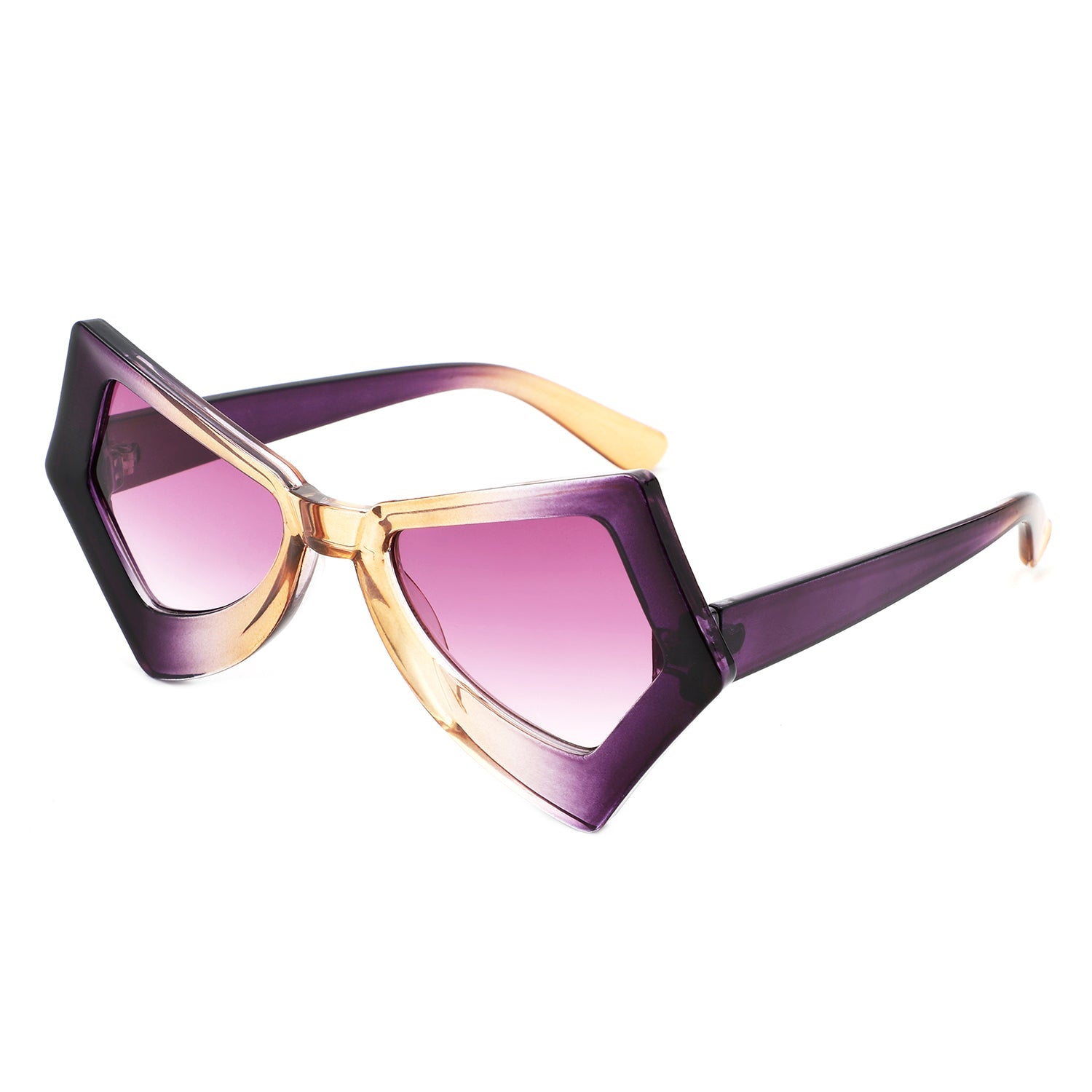 Nymeria - Irregular Sharp Geometric Fashion Women's Sunglasses - Charming Charlie