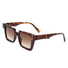 Xeno - Flat Top Geometric Fashion Square Sunglasses - Charming Charlie