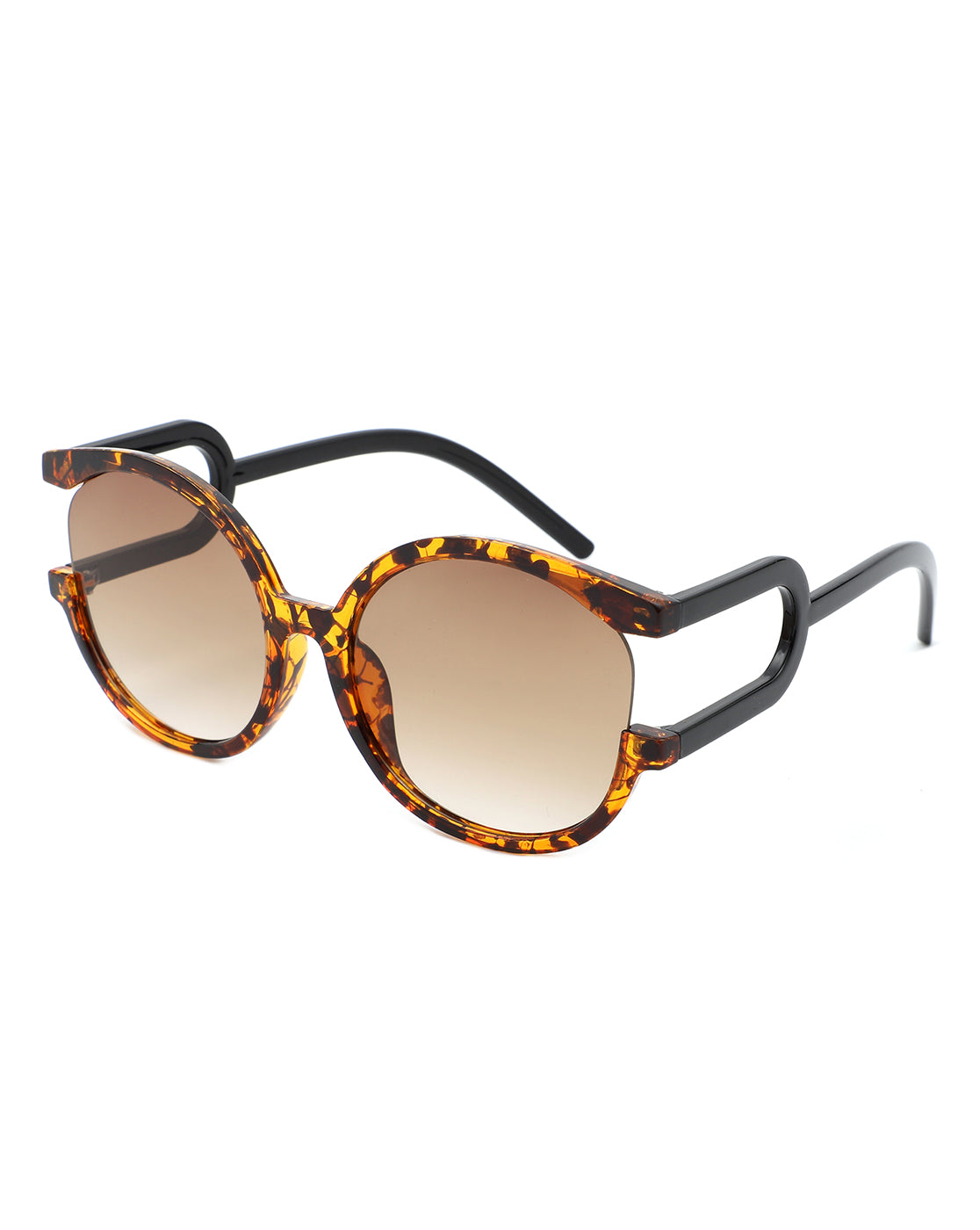 Iloria - Oversized Fashion Irregular Round Sunglasses - Charming Charlie