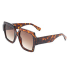 Keen - Women's Fashion Oversized Flat-Top Square Sunglasses - Charming Charlie