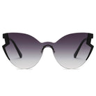 DECATUR | S2074 - Women Fashion Oversize Cat Eye Sunglasses - Cramilo Eyewear - Stylish Trendy Affordable Sunglasses Clear Glasses Eye Wear Fashion