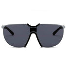 MACON | S3003 - Large Oversized Unisex Single Lens Aviator Fashion Sunglasses - Cramilo Eyewear - Stylish Trendy Affordable Sunglasses Clear Glasses Eye Wear Fashion