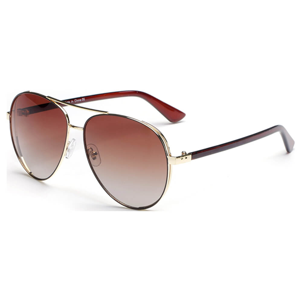 KEARNY | S2086 - Classic Flat Top Brow Bar Aviator Fashion Sunglasses - Cramilo Eyewear - Stylish Trendy Affordable Sunglasses Clear Glasses Eye Wear Fashion