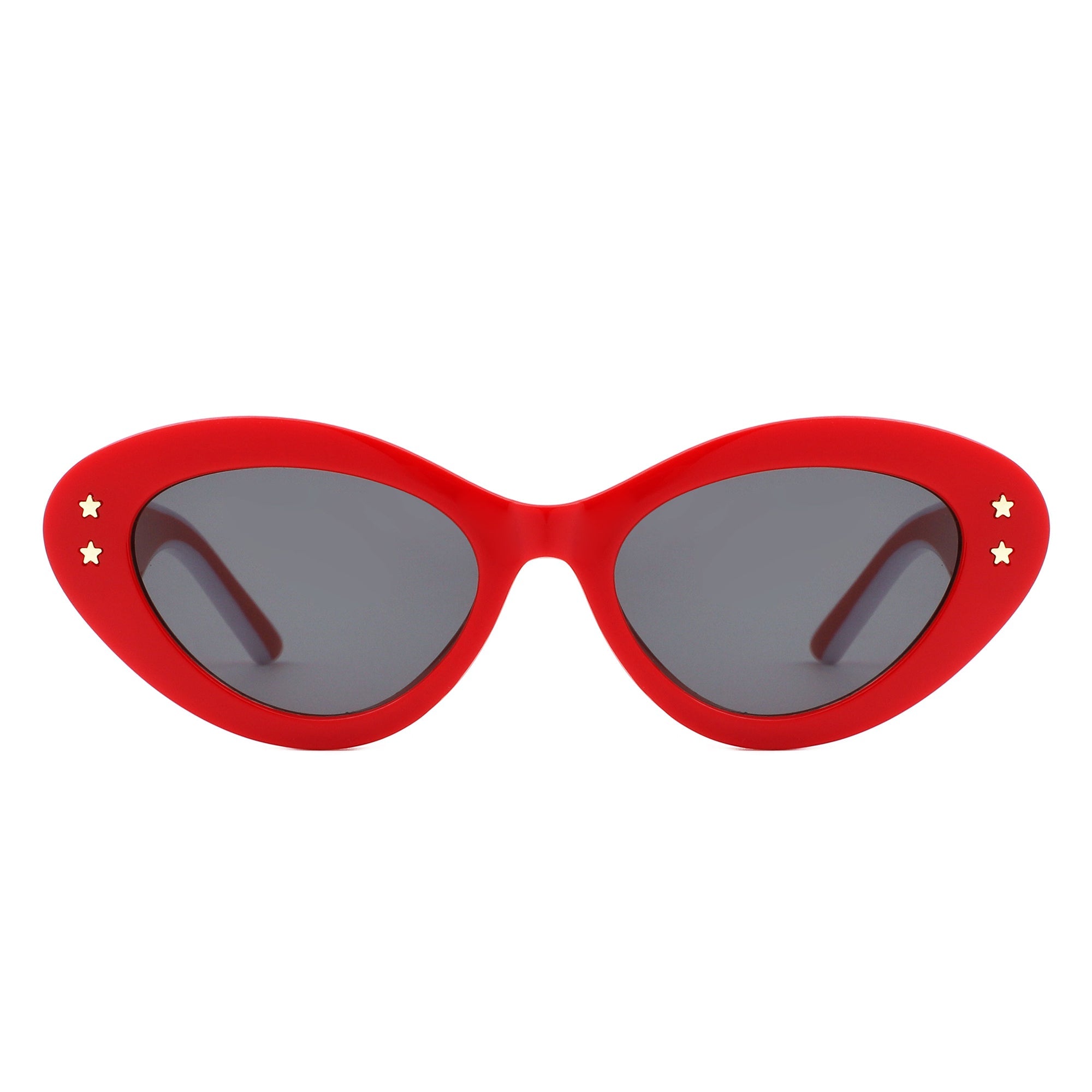Elandor - Cat Eye Oval Star Designed Sunglasses - Charming Charlie