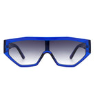 Firelily - Geometric Square Oversize Futuristic Fashion Sunglasses - Charming Charlie