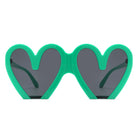 Skylette - Heart Shaped Oversized Party Fashion Sunglasses - Charming Charlie