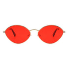 Ufril - Oval Retro Geometric Round Glitter Fashion Sunglasses - Charming Charlie