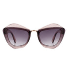 Infernia - Women Square Fashion Irregular Cat Eye Sunglasses - Charming Charlie