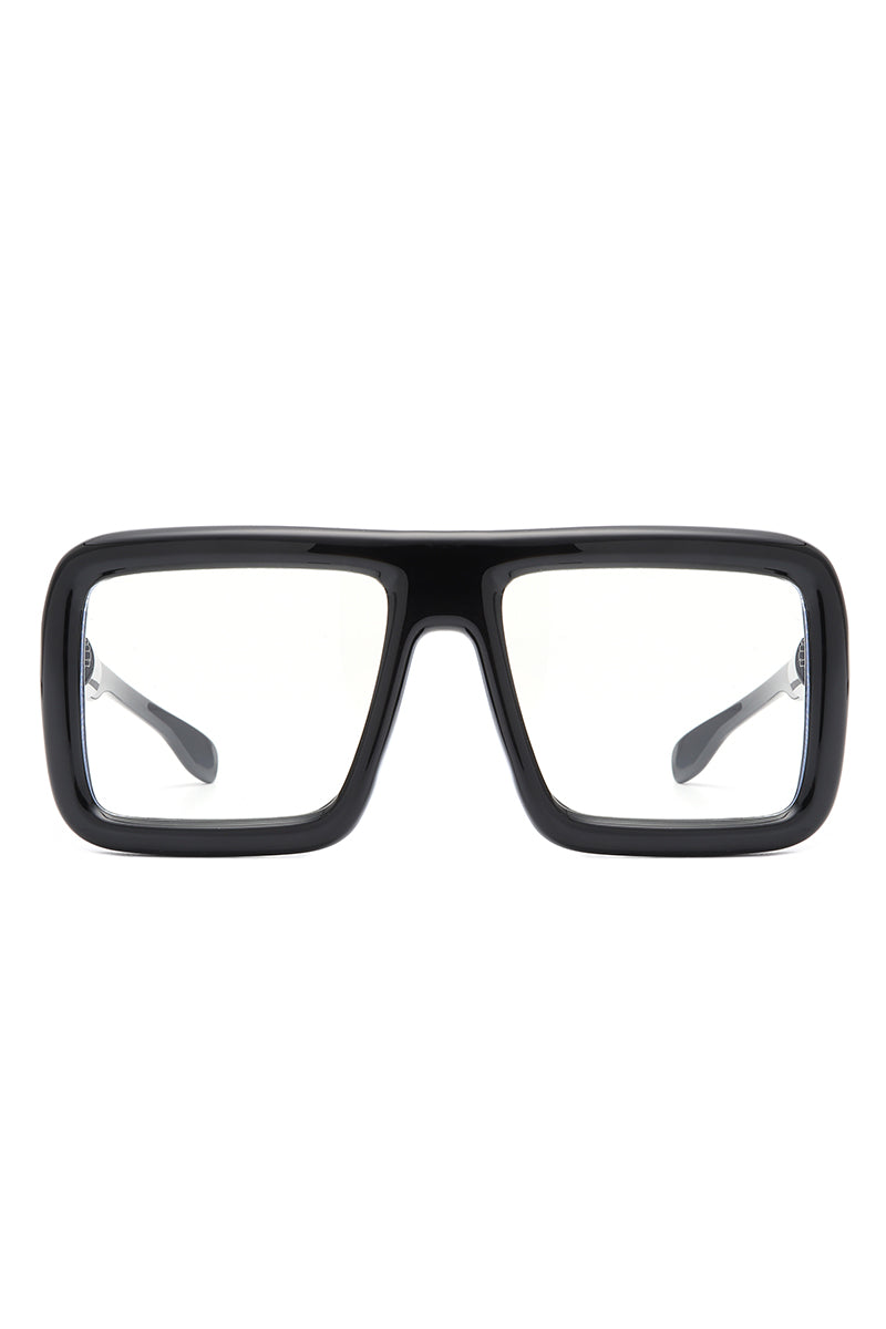 Hype - Oversized Square Flat-Top Women's Fashion Sunglasses - Charming Charlie