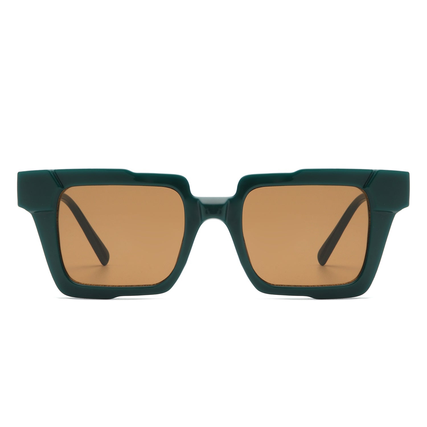Xeno - Flat Top Geometric Fashion Square Sunglasses - Charming Charlie