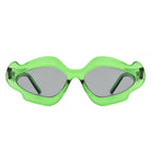 Zyrith - Geometric Wavy Designed Women's Sunglasses - Charming Charlie