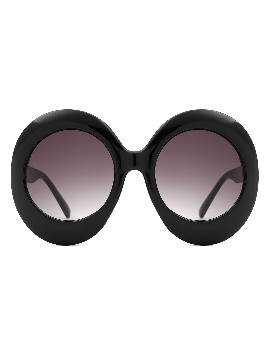 Quest - Oversized Oval Round Women's Fashion Sunglasses - Charming Charlie