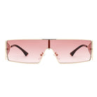 Vortex - Square Wrap-Around Retro Rectangle Fashion Sunglasses - Charming Charlie