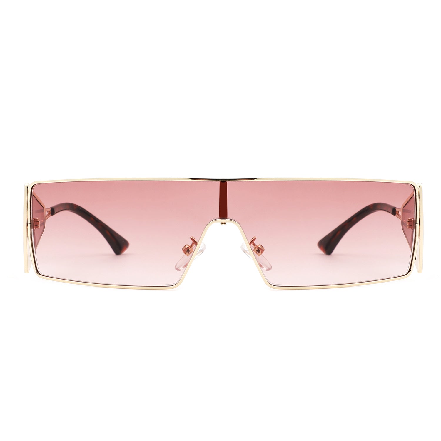 Vortex - Square Wrap-Around Retro Rectangle Fashion Sunglasses - Charming Charlie