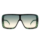 Wildwind - Square Fashion Flat Top Oversize Retro Sunglasses - Charming Charlie