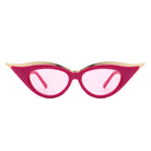 Vaelan - Round Extreme Cat Eye Women's Sunglasses - Charming Charlie