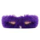 Kyriel - Y2K Wrap Around Fuzzy Fashion Furr Women Sunglasses - Charming Charlie