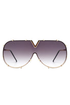Dazzle - Oversized Luxury Aviator Sunglasses - Charming Charlie