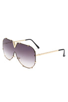 Dazzle - Oversized Luxury Aviator Sunglasses - Charming Charlie