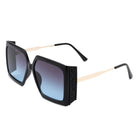 Yellowra - Women Oversize Retro Square Large Fashion Sunglasses - Charming Charlie