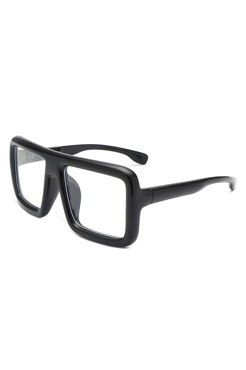 Hype - Oversized Square Flat-Top Women's Fashion Sunglasses - Charming Charlie