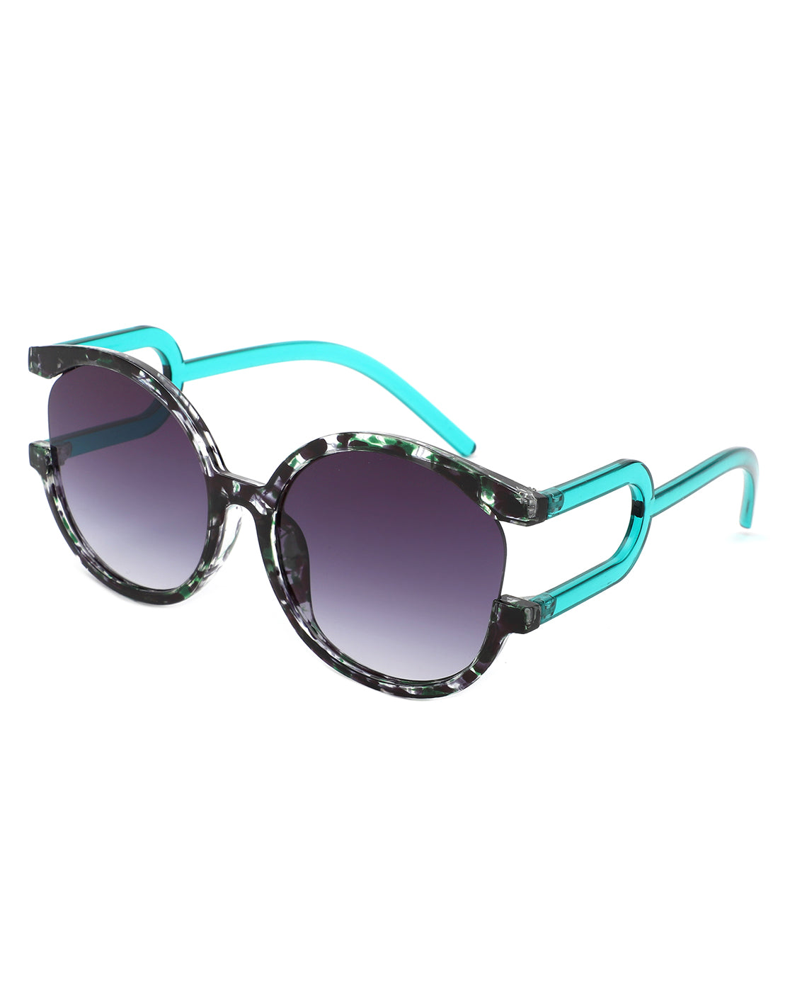 Iloria - Oversized Fashion Irregular Round Sunglasses - Charming Charlie