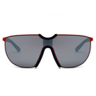 MACON | S3003 - Large Oversized Unisex Single Lens Aviator Fashion Sunglasses - Cramilo Eyewear - Stylish Trendy Affordable Sunglasses Clear Glasses Eye Wear Fashion