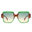 Keen - Women's Fashion Oversized Flat-Top Square Sunglasses - Charming Charlie