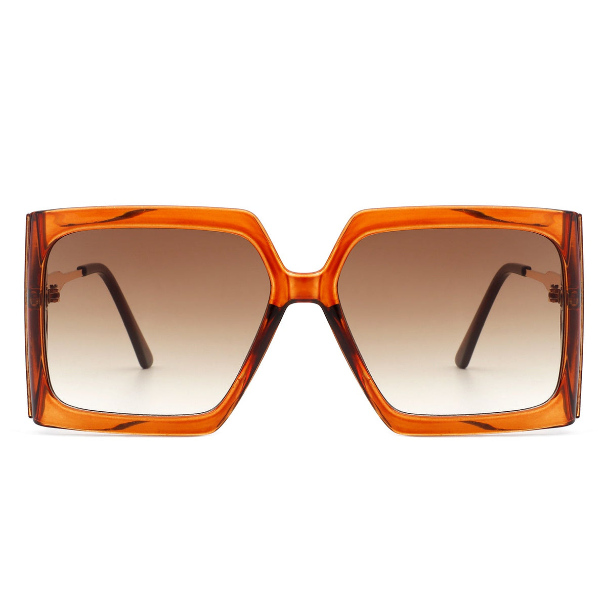 Yellowra - Women Oversize Retro Square Large Fashion Sunglasses - Charming Charlie