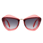Infernia - Women Square Fashion Irregular Cat Eye Sunglasses - Charming Charlie